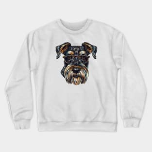 Giant Genius: The Whiskered Wiseacre Crewneck Sweatshirt